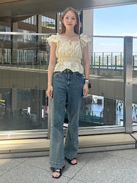 「FREE'S MART（フリーズマート）のアイテム」を使った、mayaさん（骨格ウェーブ・レディース・160cm）の夏コーディネート