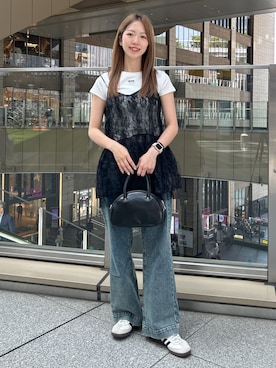 「FREE'S MART（フリーズマート）のアイテム」を使った、mayaさん（骨格ウェーブ・レディース・160cm）の春コーディネート