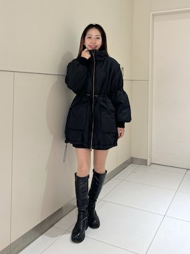「FREE'S MART（フリーズマート）のアイテム（その他アウター）」を使った、mayaさん（レディース・160cm）の冬コーディネート