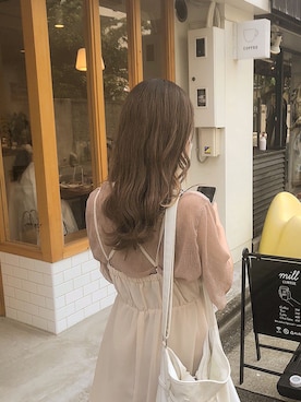 「Discoat」｜「アイテム（その他）」を使った、rimさん（レディース・157cm）の夏コーディネート