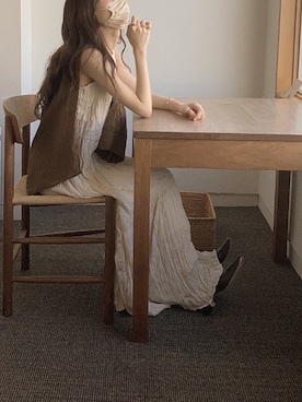 「カフェ」｜「アイテム（その他）」を使った、rimさん（レディース・157cm）の秋コーディネート