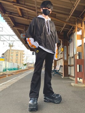 ゾンビさん（メンズ・173cm）の冬コーディネート