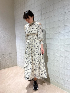 「RANDA」｜「アイテム（スニーカー）」を使った、RANDA ルミネ町田 MIKUさん（レディース・163cm）の冬コーディネート
