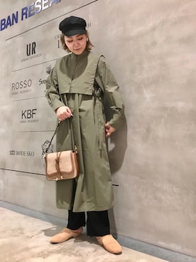 「SENCEOFPLACE」｜asamiさん（レディース・164cm）の秋コーディネート