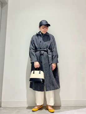 「RODE SKO」｜「アイテム（キャップ）」を使った、asamiさん（レディース・164cm）の秋コーディネート