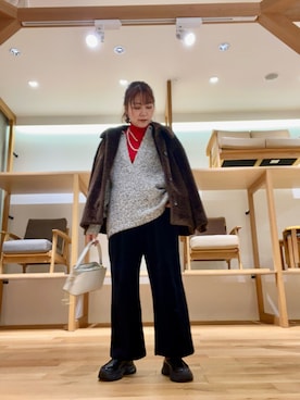 「アイテム（その他アウター）」を使った、asamiさん（レディース・164cm）の秋コーディネート