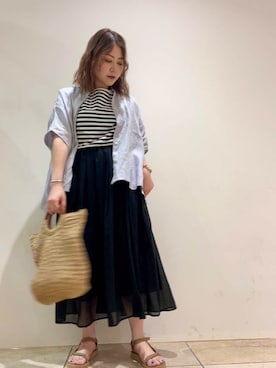 「URTECH」｜asamiさん（レディース・164cm）の夏コーディネート