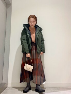 「SonnyLabel」｜「アイテム（ブーツ）」を使った、asamiさん（レディース・164cm）の秋コーディネート