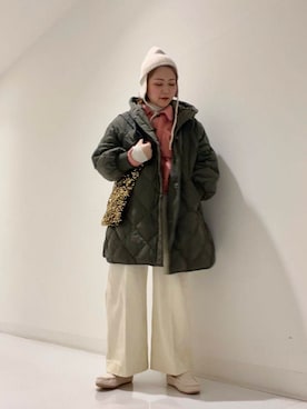 「doors」｜「アイテム（スリッポン）」を使った、asamiさん（レディース・164cm）の冬コーディネート