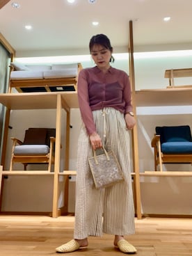 「RODE SKO（ロデスコ）のアイテム（バッグ）」を使った、asamiさん（レディース・164cm）の春コーディネート