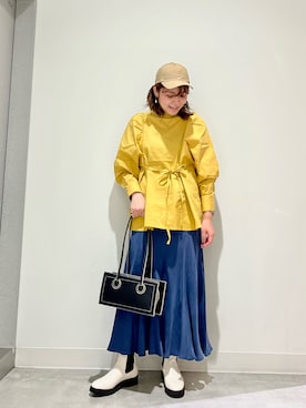 「RODE SKO」｜「アイテム（キャップ）」を使った、asamiさん（レディース・164cm）の秋コーディネート