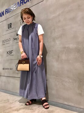 「BLUE」｜asamiさん（レディース・164cm）の夏コーディネート