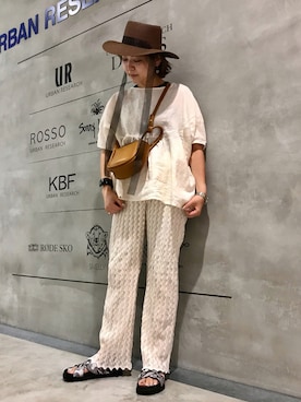 「バルーンブラウス」｜asamiさん（レディース・164cm）の夏コーディネート