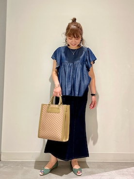 「SENCEOFPLACE」｜asamiさん（レディース・164cm）の春コーディネート