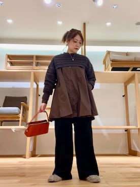 「アイテム（ワンピース）」を使った、asamiさん（レディース・164cm・30代）の秋コーディネート