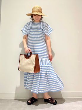 「SENSE OF PLACE by URBAN RESEAR」｜「アイテム（帽子）」を使った、asamiさん（レディース・164cm）の春コーディネート