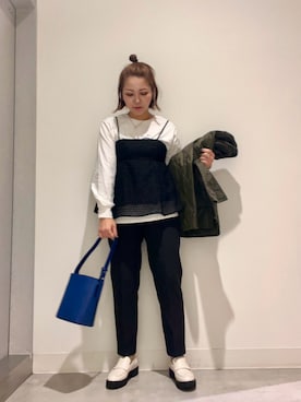 「RODE SKO」｜「アイテム（ローファー）」を使った、asamiさん（レディース・164cm）の秋コーディネート