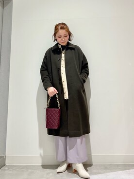 「URBANRESEARCH」｜「アイテム（ブーツ）」を使った、asamiさん（レディース・164cm）の冬コーディネート