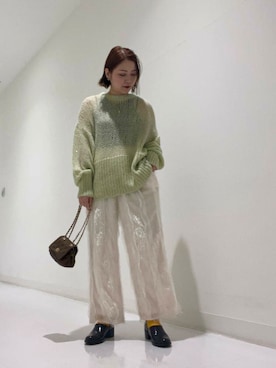 「アイテム（レインシューズ）」を使った、asamiさん（レディース・164cm）の秋コーディネート