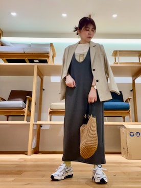 「帰省コーデ」｜asamiさん（レディース・164cm）の春コーディネート