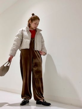 「URBAN RESEARCH（アーバンリサーチ）のアイテム（ダウンジャケット/コート）」を使った、asamiさん（レディース・164cm）の冬コーディネート