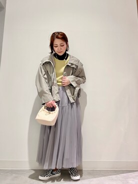 「RODE SKO」｜「アイテム（スリッポン）」を使った、asamiさん（レディース・164cm）の冬コーディネート