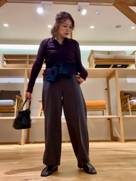asamiさん（骨格ナチュラル・レディース・164cm）の秋コーディネート