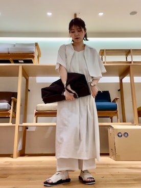 「帰省コーデ」｜asamiさん（レディース・164cm）の春コーディネート