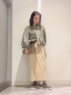 「RODE SKO」｜「アイテム（スニーカー）」を使った、asamiさん（レディース・164cm）の夏コーディネート