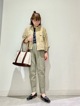 「SonnyLabel」｜「アイテム（ローファー）」を使った、asamiさん（レディース・164cm）の春コーディネート