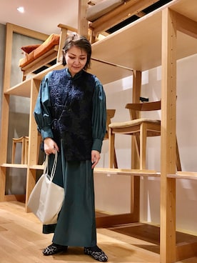 「KBF+」｜「アイテム（ワンピース/ドレス）」を使った、asamiさん（レディース・164cm）の秋コーディネート