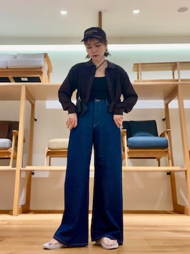 「URBAN RESEARCH Sonny Label（アーバンリサーチサニーレーベル）のアイテム（帽子）」を使った、asamiさん（レディース・164cm）の春コーディネート