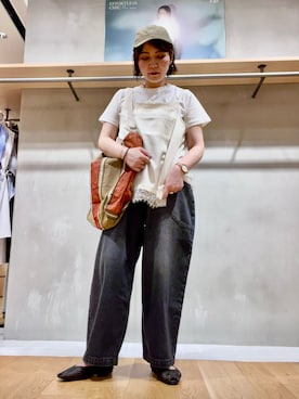 「RODE SKO（ロデスコ）のアイテム」を使った、asamiさん（レディース・164cm）の夏コーディネート