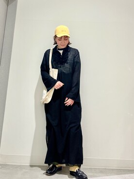 「RODE SKO」｜「アイテム（キャップ）」を使った、asamiさん（レディース・164cm）の春コーディネート