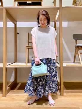「RODE SKO」｜「アイテム（サンダル）」を使った、asamiさん（レディース・164cm）の夏コーディネート