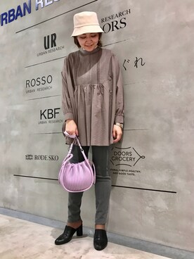「SENCEOFPLACE」｜asamiさん（レディース・164cm）の秋コーディネート