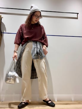 「URBAN RESEARCH DOORS（アーバンリサーチドアーズ）のアイテム（シューズ）」を使った、asamiさん（レディース・164cm）の秋コーディネート