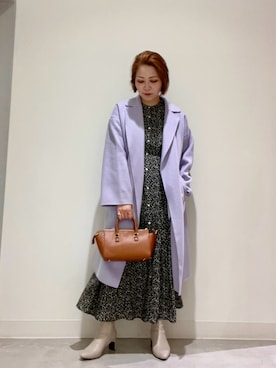 「アイテム（ワンピース/ドレス）」を使った、asamiさん（レディース・164cm・30代）の秋コーディネート