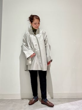 「RODE SKO」｜「アイテム（ローファー）」を使った、asamiさん（レディース・164cm）の秋コーディネート