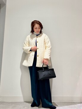 「RODE SKO」｜「アイテム（ダウンジャケット/コート）」を使った、asamiさん（レディース・164cm）の冬コーディネート