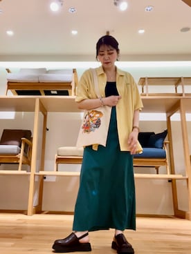 「RODE SKO（ロデスコ）のアイテム」を使った、asamiさん（レディース・164cm）の夏コーディネート