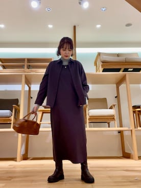 「アイテム（ブーツ）」を使った、asamiさん（レディース・164cm・30代）の秋コーディネート