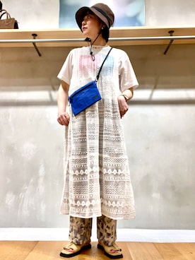 「かぐれ（カグレ）のアイテム」を使った、asamiさん（レディース・164cm）の夏コーディネート