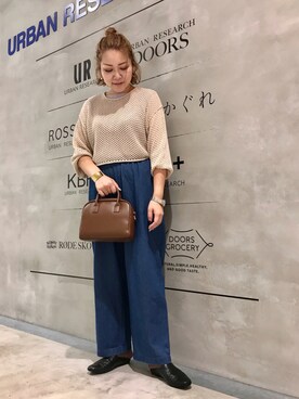 「SENCEOFPLACE」｜asamiさん（レディース・164cm）の秋コーディネート