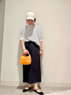 「ドルマンカットソー」｜asamiさん（レディース・164cm）の春コーディネート