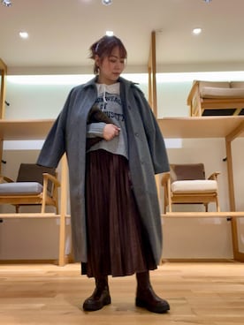 「アイテム（その他トップス）」を使った、asamiさん（レディース・164cm）の秋コーディネート