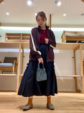 「RODE SKO（ロデスコ）のアイテム」を使った、asamiさん（レディース・164cm）の秋コーディネート