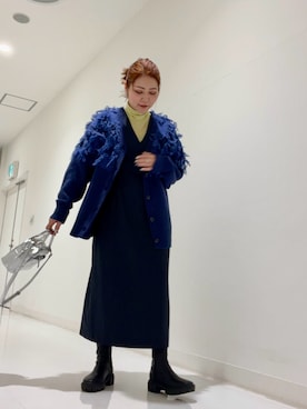 「アイテム（ワンピース/ドレス）」を使った、asamiさん（レディース・164cm・30代）の秋コーディネート