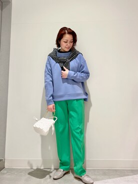 「RODE SKO」｜「アイテム（ローファー）」を使った、asamiさん（レディース・164cm）の春コーディネート