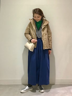 「RODE SKO」｜「アイテム（スリッポン）」を使った、asamiさん（レディース・164cm）の冬コーディネート